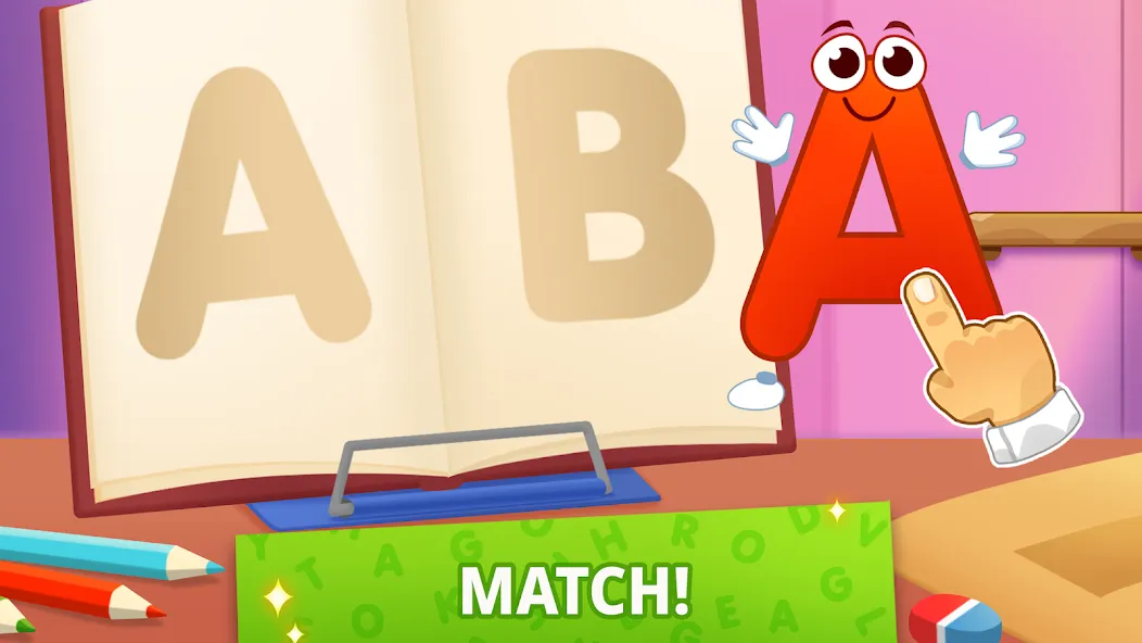 Скачать ABC kids! Alphabet, letters на Андроид — Все открыто — скриншот 2