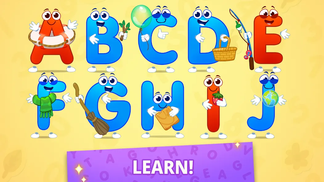 Скачать ABC kids! Alphabet, letters на Андроид — Все открыто — скриншот 3