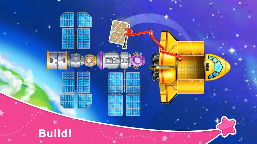 Взломанная Rocket 4 space games Spaceship на Андроид — Много денег — скриншот 3
