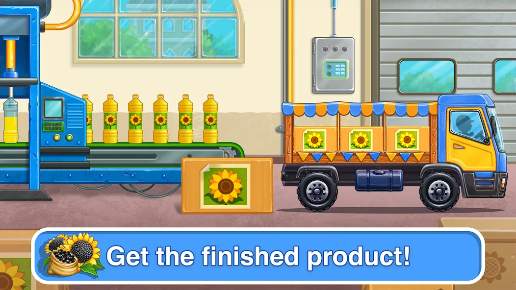 Tractor, car: kids farm games — Взломанная версия (Все открыто) — скриншот 4