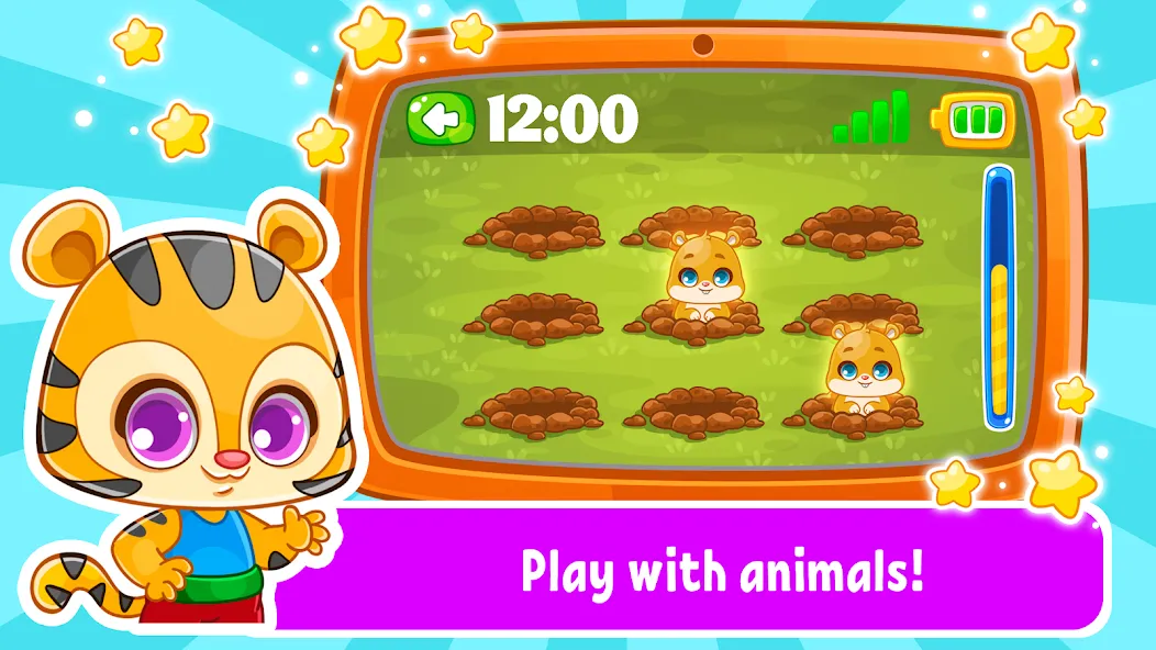 Скачать взломанную Babyphone & tablet: baby games — Все открыто — скриншот 2