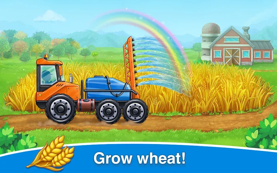 Farm land & Harvest Kids Games (Мод Много денег) — скриншот 3