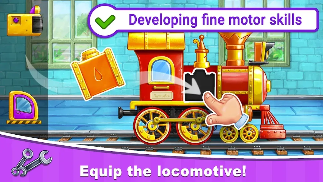 Скачать Train Games for Kids: station с модом — Все поезда и уровни разблокированы — скриншот 1 Скачать Train Games for Kids: station с модом — Все поезда и уровни разблокированы — скриншот 1