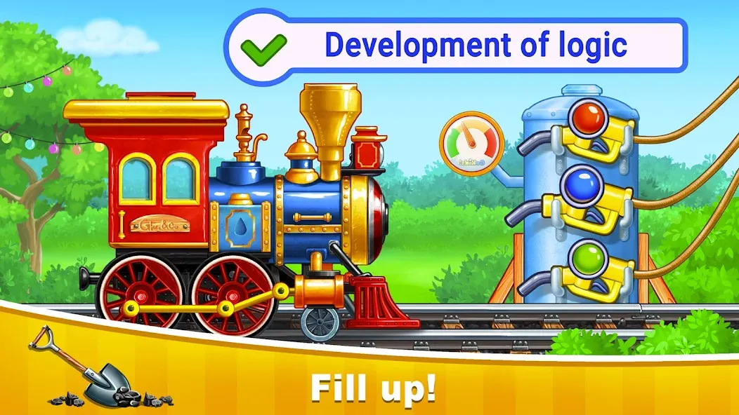 Скачать Train Games for Kids: station с модом — Все поезда и уровни разблокированы — скриншот 2 Скачать Train Games for Kids: station с модом — Все поезда и уровни разблокированы — скриншот 2