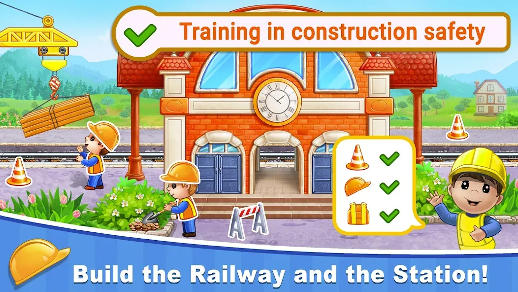 Скачать Train Games for Kids: station с модом — Все поезда и уровни разблокированы — скриншот 3 Скачать Train Games for Kids: station с модом — Все поезда и уровни разблокированы — скриншот 3