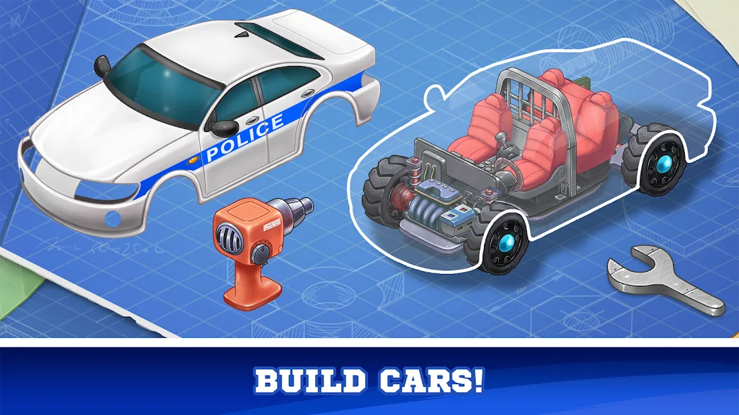 Взломанная Kids Cars Games build a truck на Андроид — Все открыто — скриншот 2