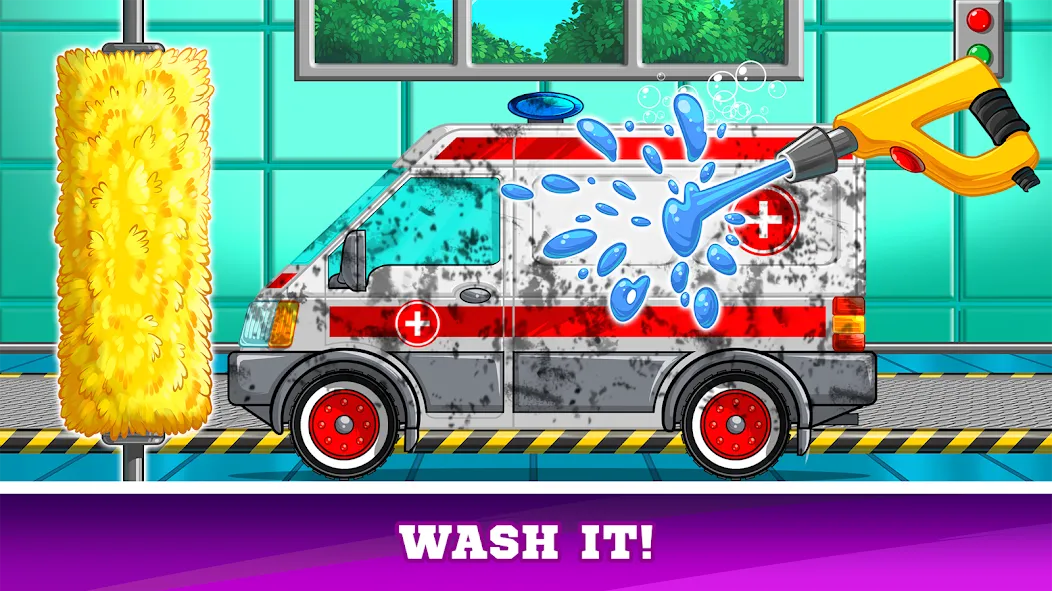Взломанная Kids Cars Games build a truck на Андроид — Все открыто — скриншот 3