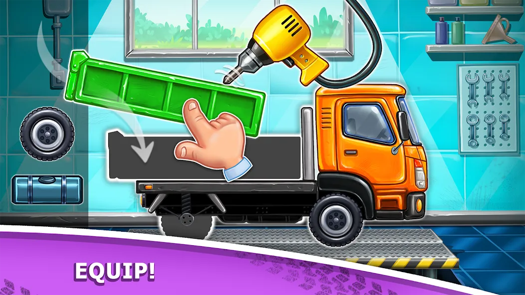 Truck games - build a house на Андроид — Много денег — скриншот 1 Truck games - build a house на Андроид — Много денег — скриншот 1