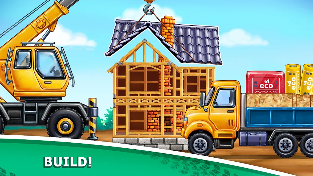 Truck games - build a house на Андроид — Много денег — скриншот 4 Truck games - build a house на Андроид — Много денег — скриншот 4