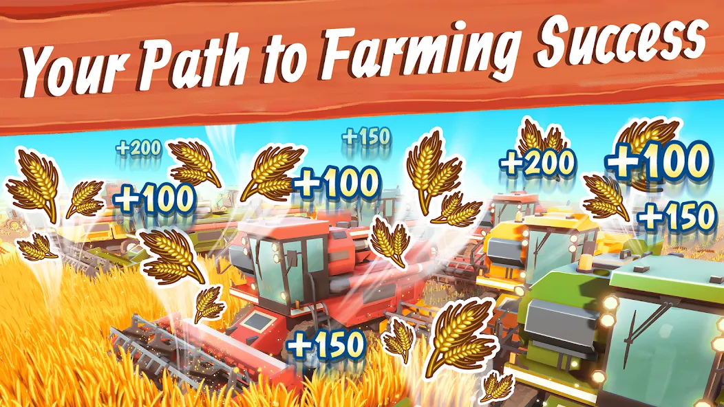 Скачать взломанную Big Farm: Mobile Harvest — Много денег — скриншот 1