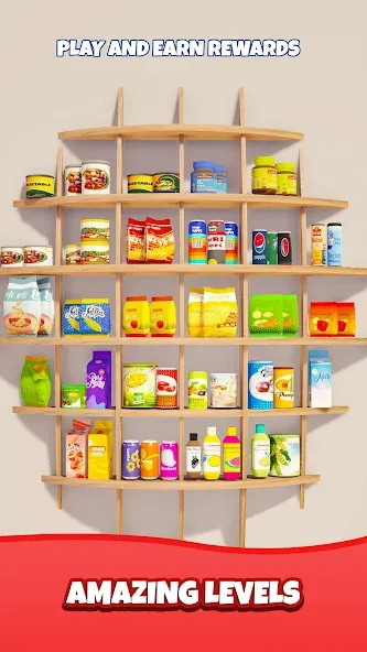 Скачать взломанную Match Triple Goods 3D — Много денег и без рекламы — скриншот 5