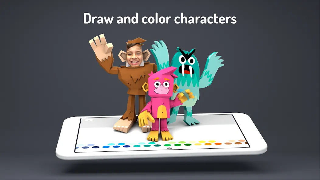 Скачать Toontastic 3D (Мод: Все разблокировано) на Андроид — скриншот 4