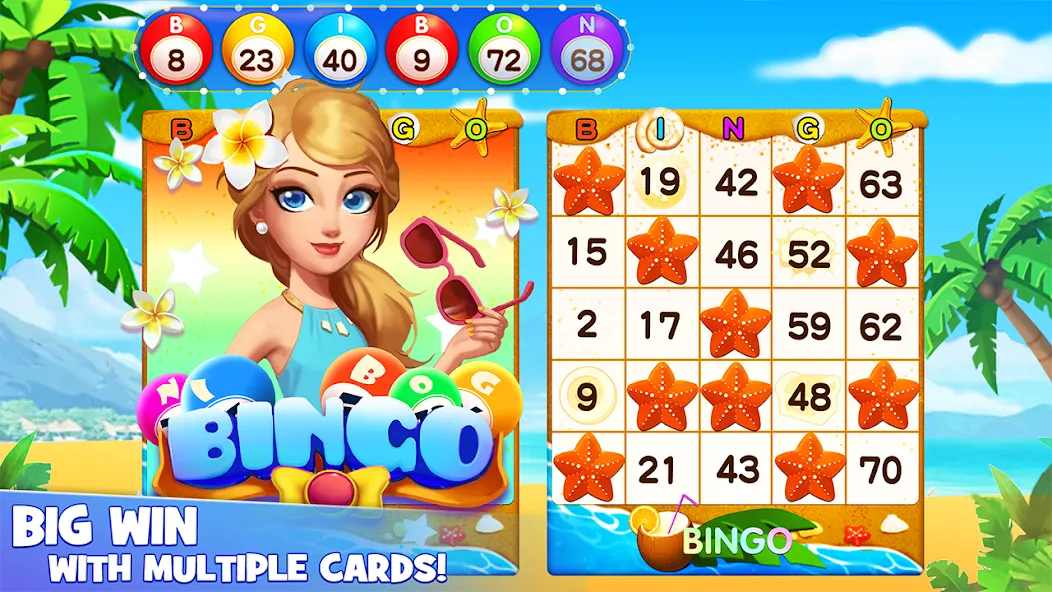 Bingo Lucky: Play Bingo Games (Мод Много денег и бесконечные билеты) — скриншот 1 Bingo Lucky: Play Bingo Games (Мод Много денег и бесконечные билеты) — скриншот 1