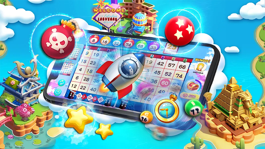 Bingo Lucky: Play Bingo Games (Мод Много денег и бесконечные билеты) — скриншот 3 Bingo Lucky: Play Bingo Games (Мод Много денег и бесконечные билеты) — скриншот 3