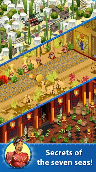 Treasure Diving MOD APK на Android — Много денег и кристаллов — скриншот 3