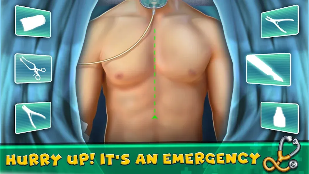 Скачать взлом Hospital Surgeon: Doctor Game на Андроид — Много денег — скриншот 3