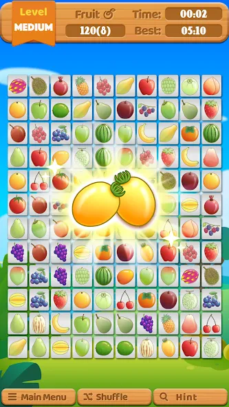 Fruit Connect MOD — Много денег на Андроид — скриншот 3