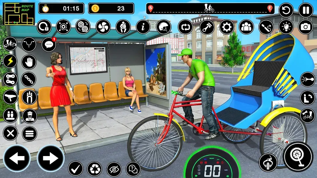 BMX Cycle Games 3D Cycle Race на Андроид — Много денег — скриншот 5