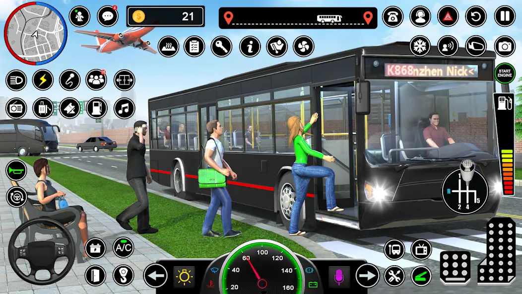 Взлом Bus Simulator - Driving Games — Много денег — скриншот 2