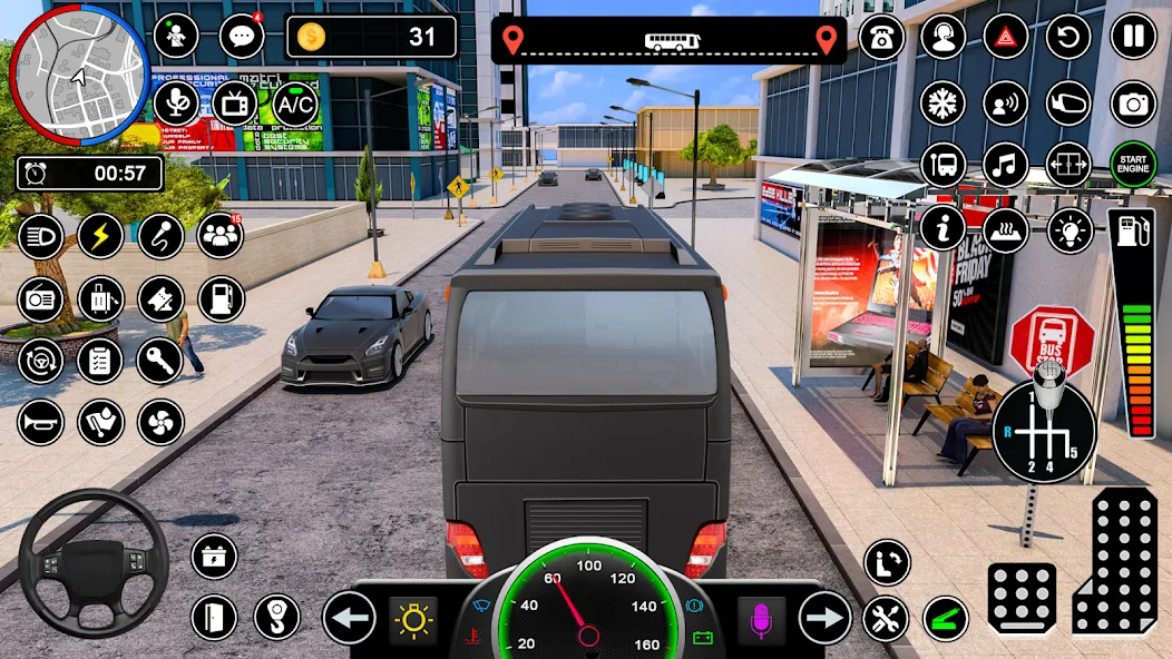 Взлом Bus Simulator - Driving Games — Много денег — скриншот 3