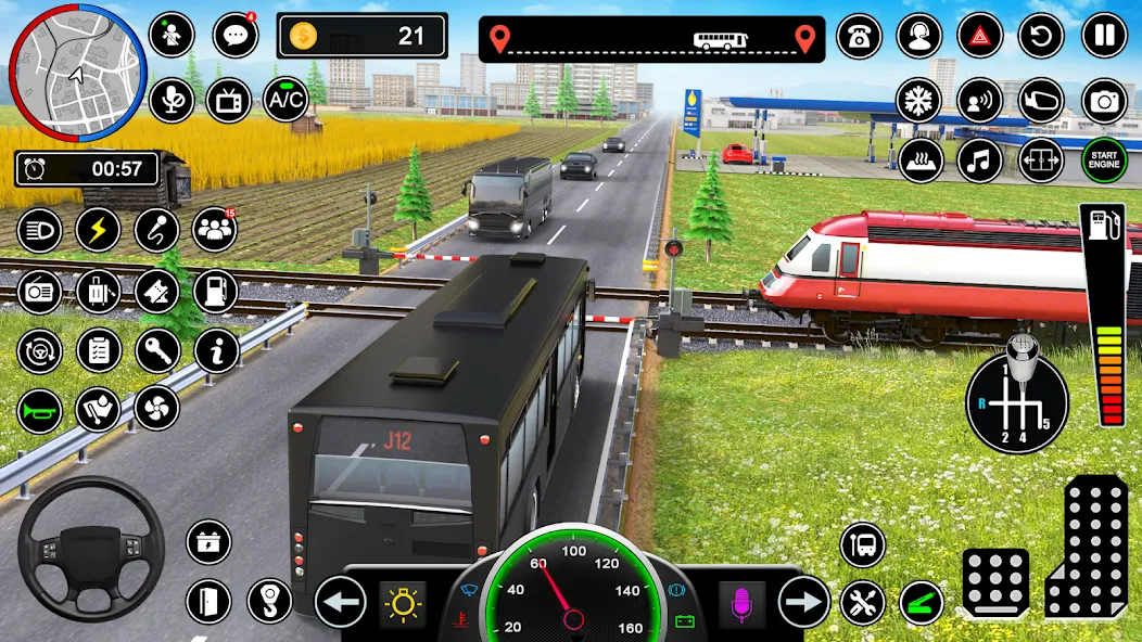 Взлом Bus Simulator - Driving Games — Много денег — скриншот 4