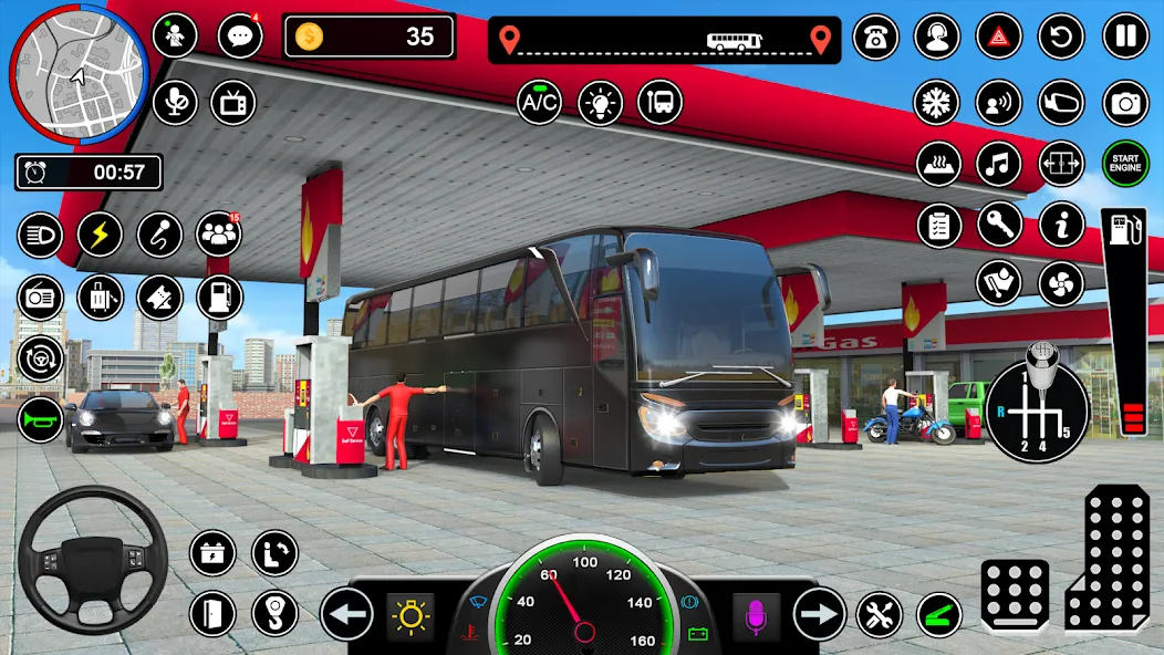 Взлом Bus Simulator - Driving Games — Много денег — скриншот 5