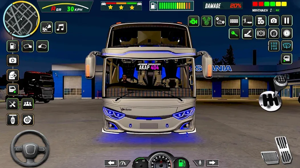 Public Coach Bus Driving Game MOD APK на Android — Много денег — скриншот 2