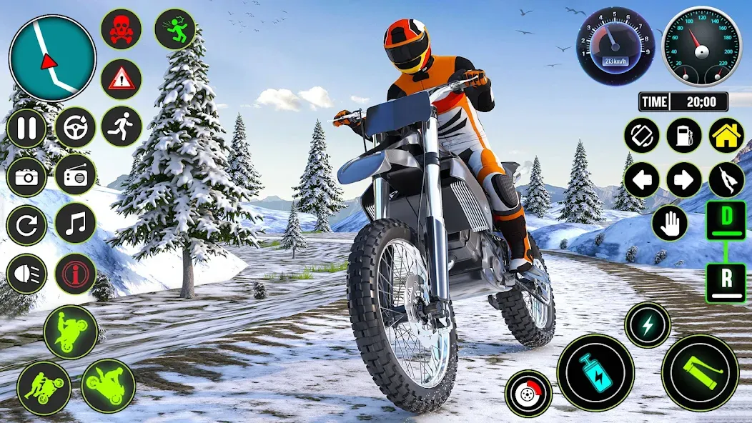 Взломанная GT Bike Racing Game Moto Stunt на Андроид — Много денег — скриншот 3 Взломанная GT Bike Racing Game Moto Stunt на Андроид — Много денег — скриншот 3