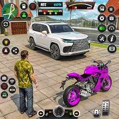 Взломанная GT Bike Racing Game Moto Stunt на Андроид — Много денег