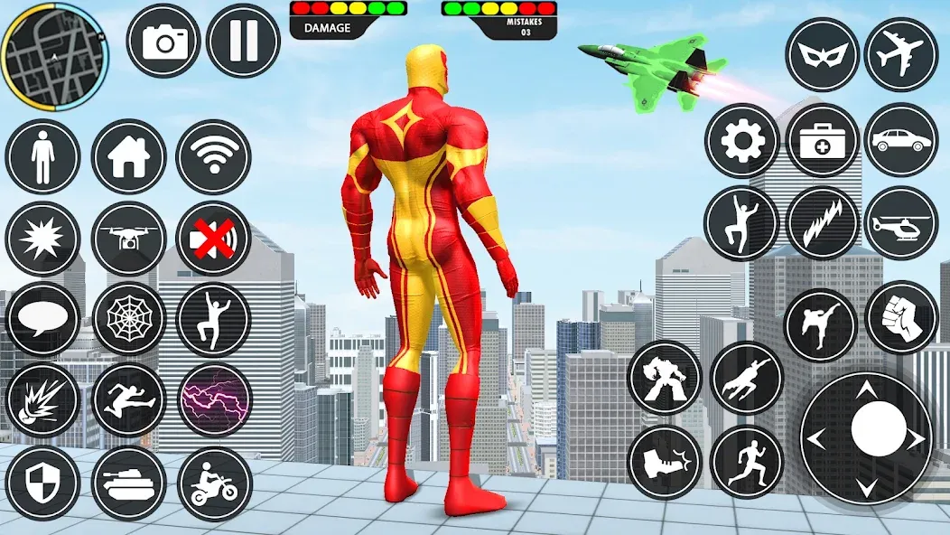 Скачать Rope Hero: Speed Hero Games на Андроид — Много денег — скриншот 2
