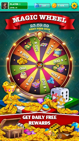 Multiplayer Dice Ludo Games — Мод: Много денег — скриншот 5