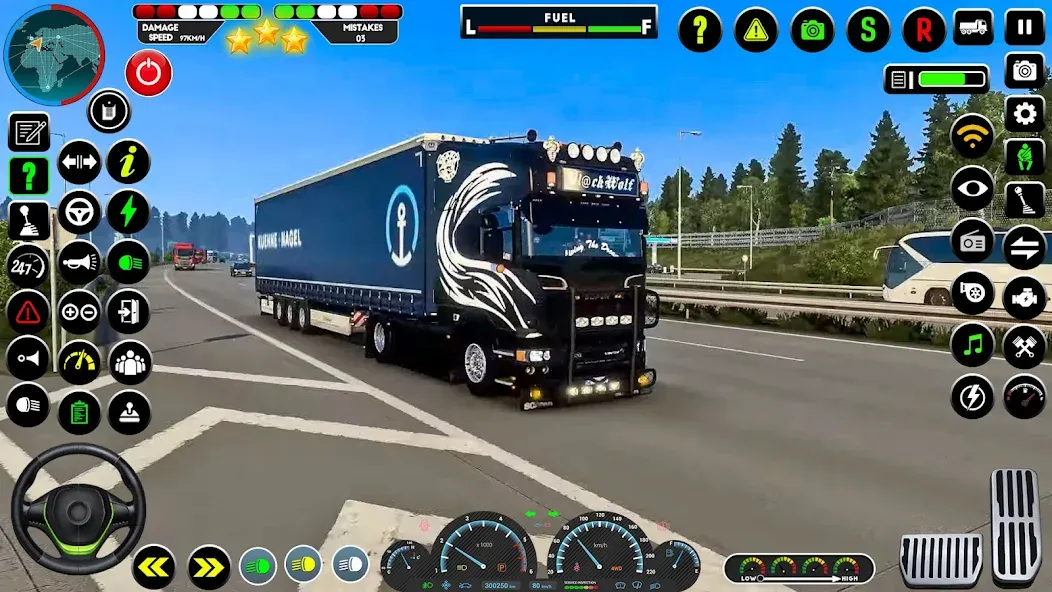 Скачать Truck Driving Euro Truck Game — Модификация Много денег — скриншот 4