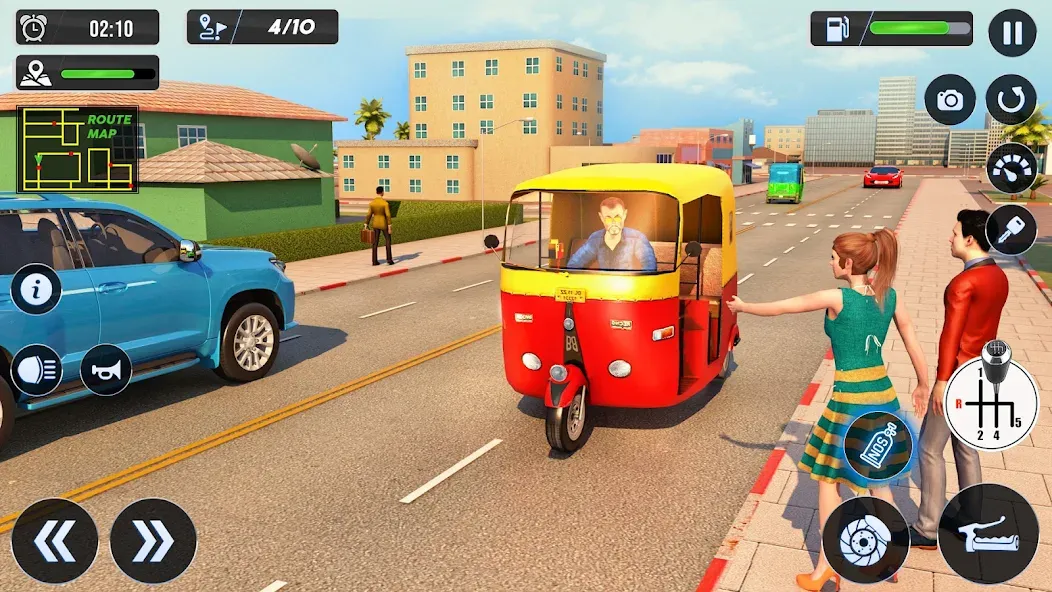 Tuk Tuk Auto Driving Games 3D Mod APK Много денег — Скачать на Андроид — скриншот 3 Tuk Tuk Auto Driving Games 3D Mod APK Много денег — Скачать на Андроид — скриншот 3