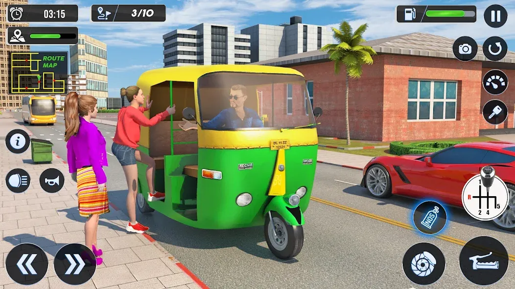 Tuk Tuk Auto Driving Games 3D Mod APK Много денег — Скачать на Андроид — скриншот 4 Tuk Tuk Auto Driving Games 3D Mod APK Много денег — Скачать на Андроид — скриншот 4