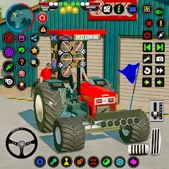 Скачать взломанную Tractor Driving - Tractor Game — Много денег