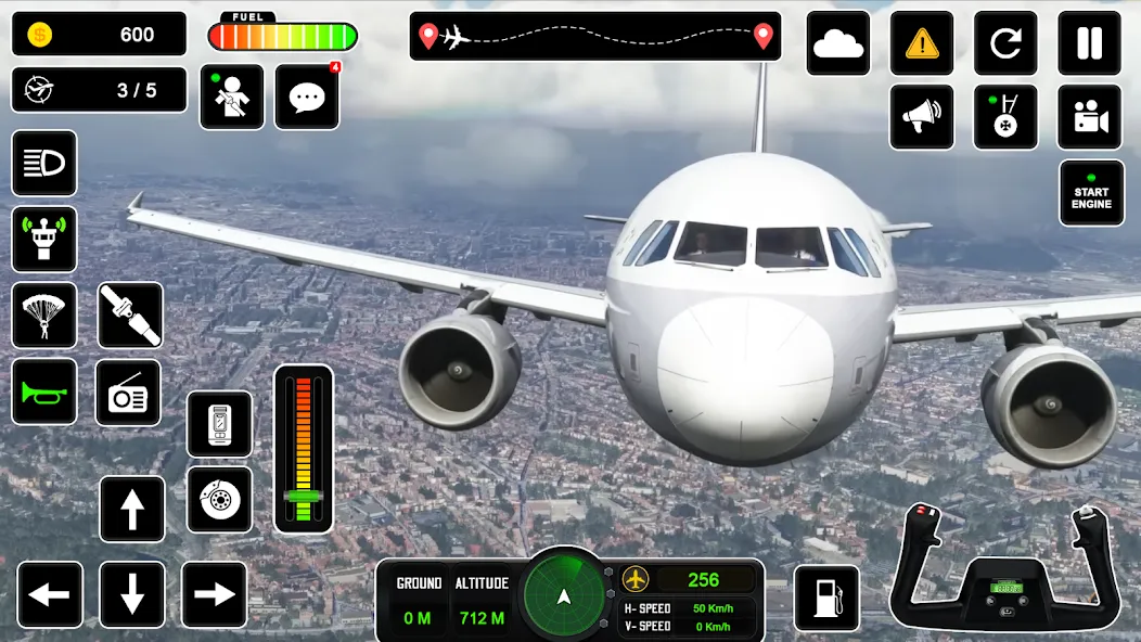 Скачать Pilot Simulator: Airplane Game на телефон — Много денег — скриншот 2
