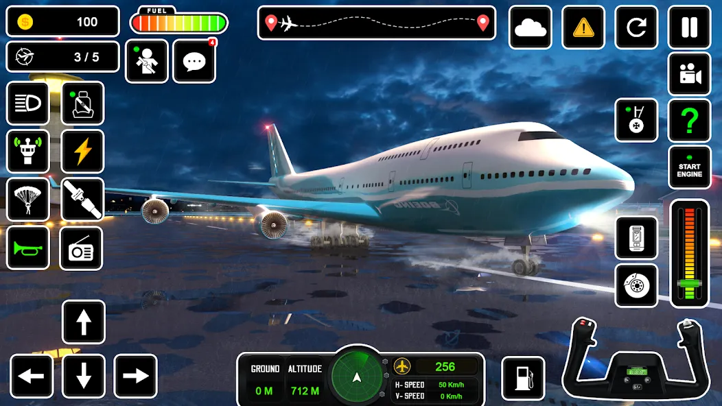 Скачать Pilot Simulator: Airplane Game на телефон — Много денег — скриншот 3