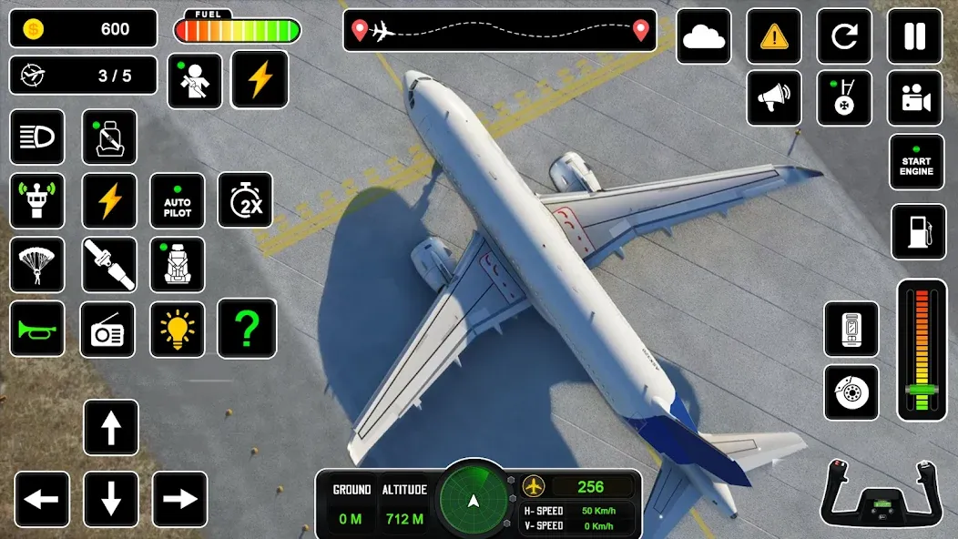Скачать Pilot Simulator: Airplane Game на телефон — Много денег — скриншот 4