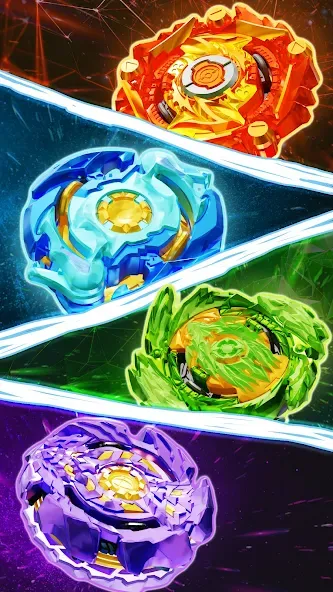 Spinner Battle: Merge Master MOD APK — Много денег — скриншот 2