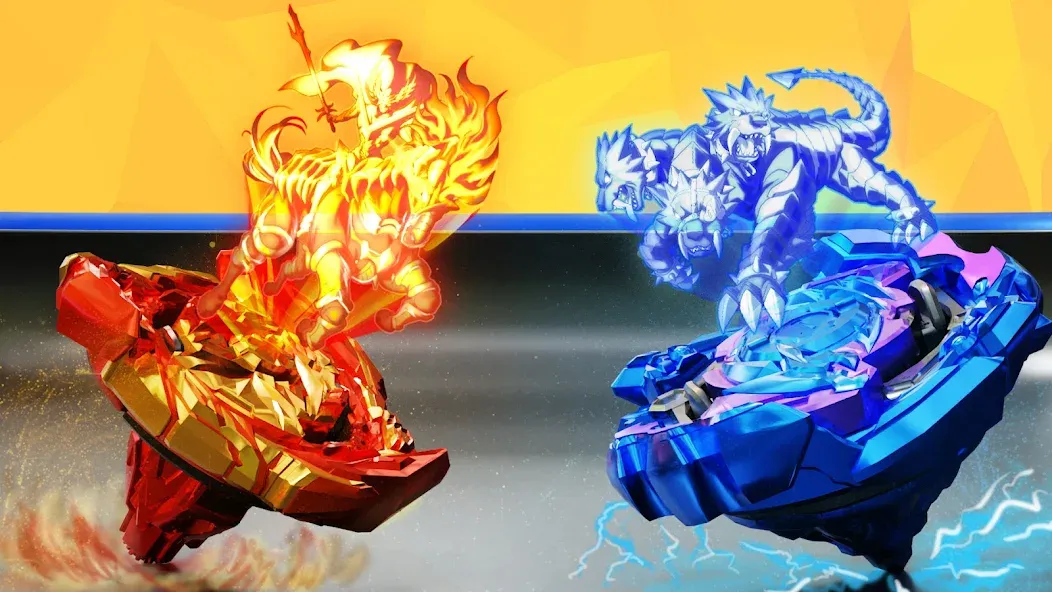 Spinner Battle: Merge Master MOD APK — Много денег — скриншот 4