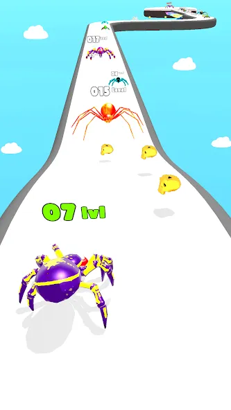 Insect Run - Spider Evolution на Андроид — Мод Много денег — скриншот 4
