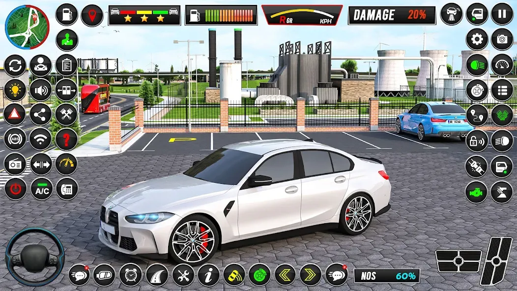 Скачать Driving School - Car Games 3D на Android — Много денег — скриншот 3