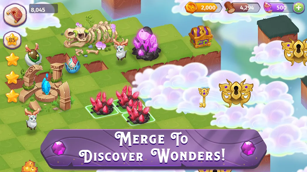 Скачать Merge Magic! на Андроид — Много денег и кристаллов — скриншот 1