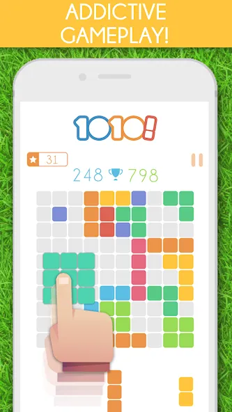 Скачать 1010! Block Puzzle Game на Андроид — Много денег — скриншот 1