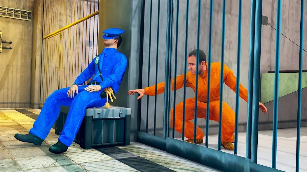 Prison Escape- Jail Break Game — Мод: Много денег и без рекламы — скриншот 1