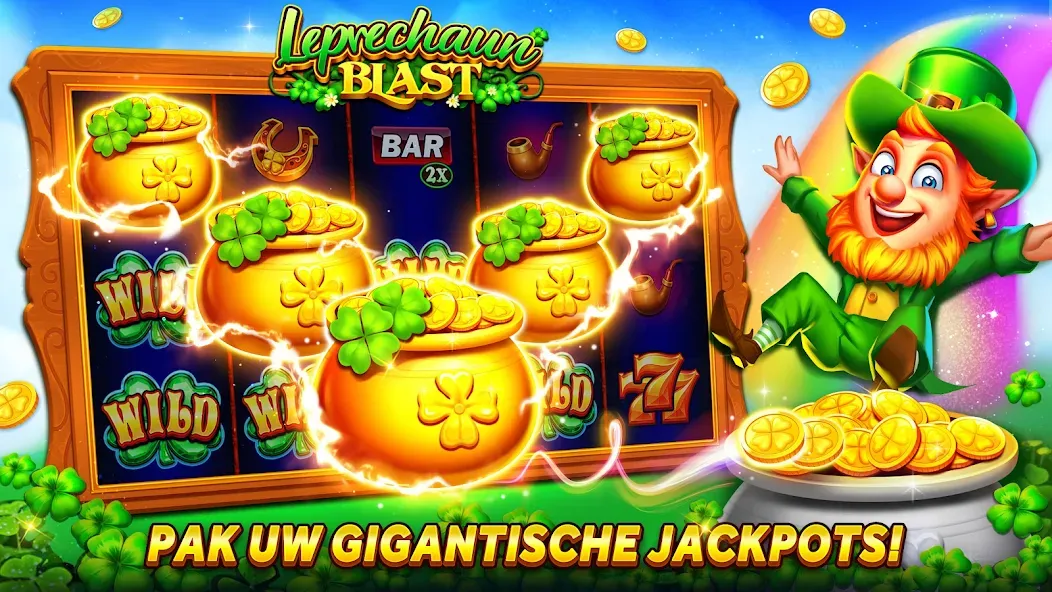 Jackpot World™ - Slots Casino — Взломанная версия (Взлом на много денег и бесконечные монеты) — скриншот 1