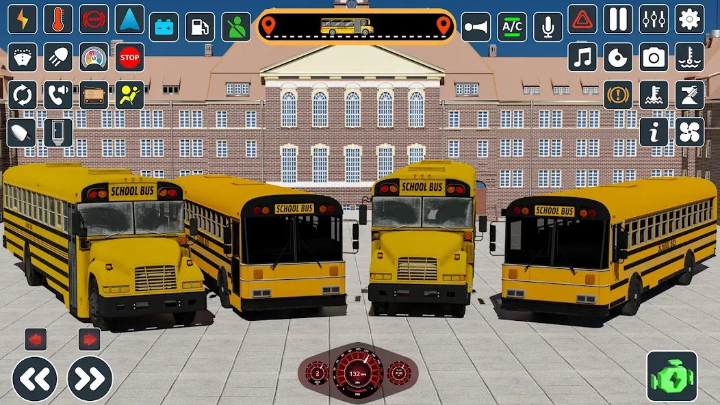 Скачать School Bus 3d : City Bus Games (Мод: Много денег) на Андроид — скриншот 1