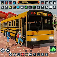 Скачать School Bus 3d : City Bus Games (Мод: Много денег) на Андроид