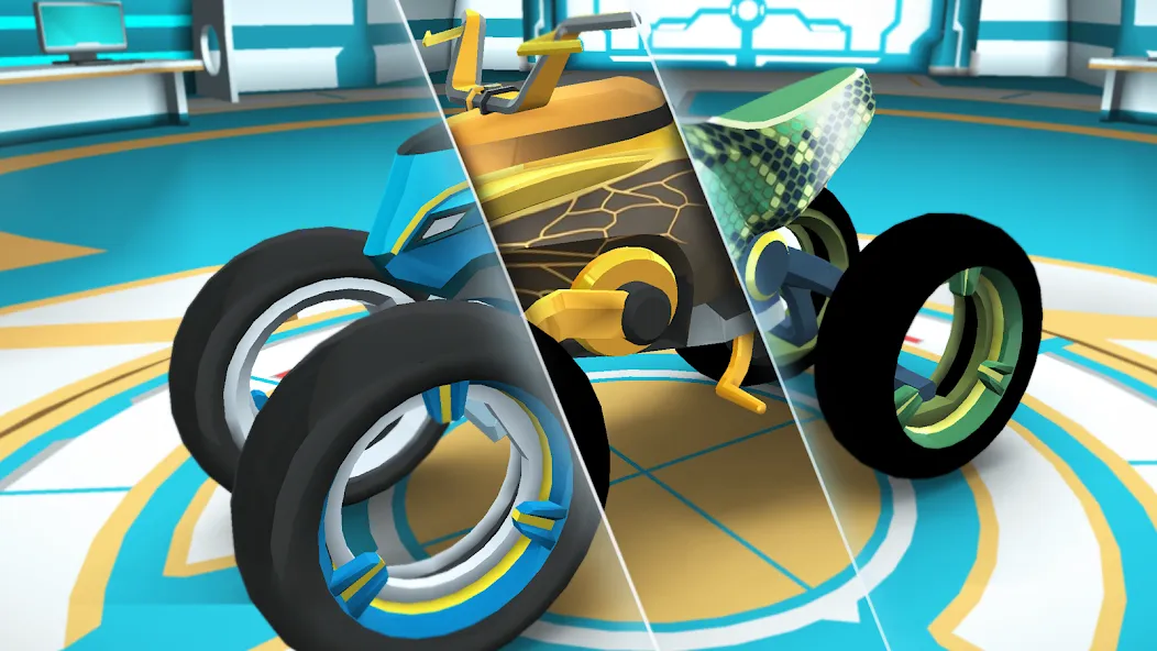 Gravity Rider: Space Bike Race — Взломанная версия (Много денег) — скриншот 1