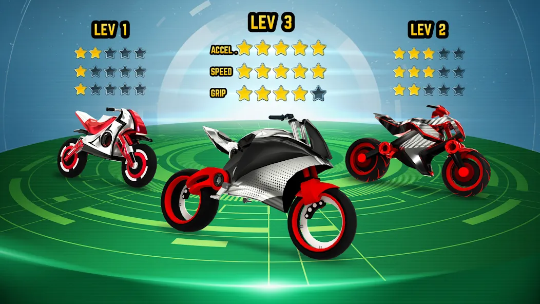 Gravity Rider: Space Bike Race — Взломанная версия (Много денег) — скриншот 5